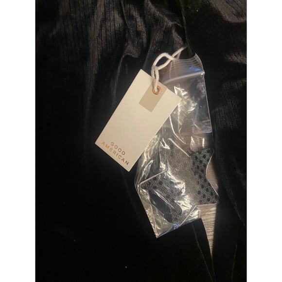 NWT Good American Crushed Velvet Thong Bodysuit sz: 7 (4XL) - Picture 10 of 14